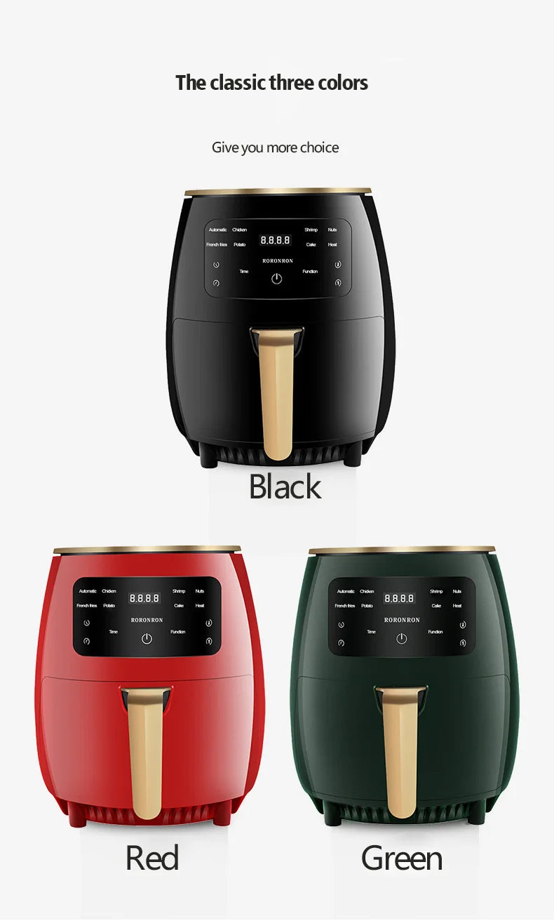 6 Liters Electric air Fryer Griddle Deep Fryer Egg Tart Bread Baking Commercial Electric Deep Fryers