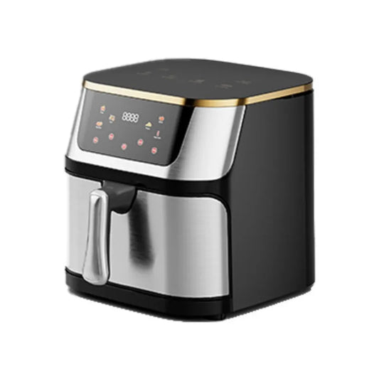 Air Fryer Visual 10L Stainless Steel Deep Frying Pan Smart Touch Screen Electric Oven Air Fryer Cooker 오븐 에어프라이어